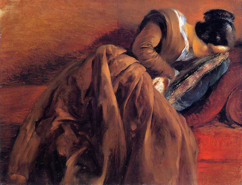Menzel Adolph Friedrich Erdmann Von Emilie Menzel Asleep 1848 canvas print