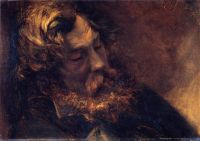 Menzel Adolph Friedrich Erdmann Von Man Sleeping 1855
