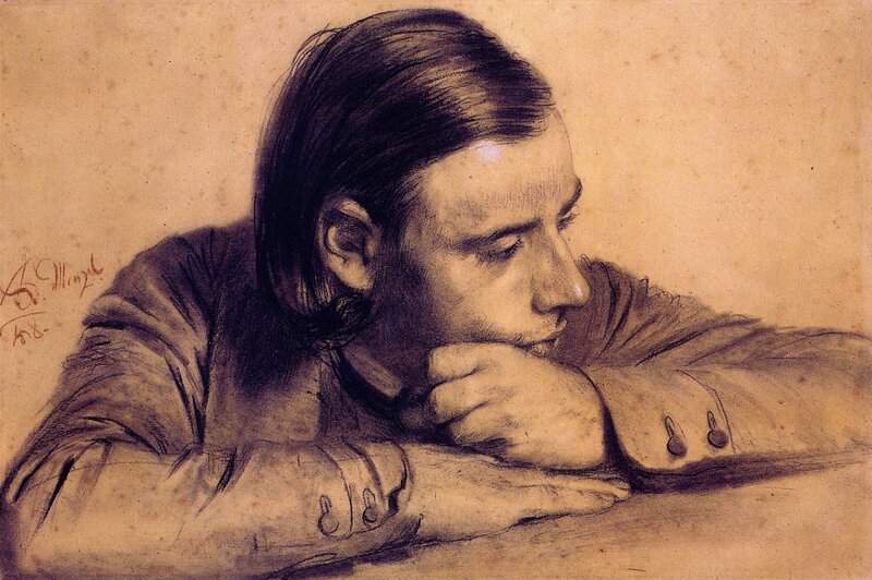 Menzel Adolph Friedrich Erdmann Von Richard Menzel The Artist S Brother 1848 canvas print