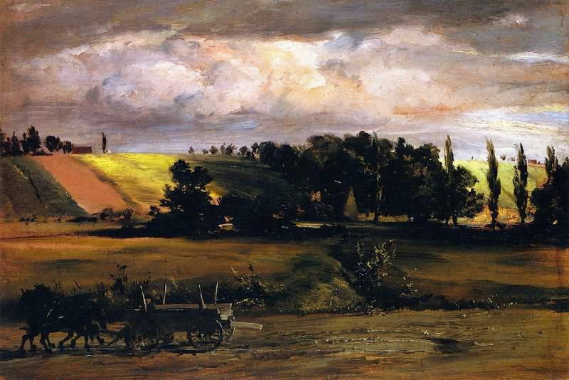 Menzel Adolph Friedrich Erdmann Von Storm Over Tempelhofer Berg 1846 canvas print