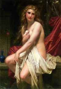 ميرل هيوز سوزانا في حمامها 1874
