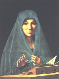 Messina Antonello Da Virgin verkünden