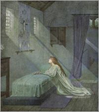 Meteyard Sidney Harold Elsie S Prayer 1910 canvas print