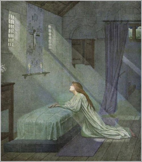 Meteyard Sidney Harold Elsie S Prayer 1910 canvas print
