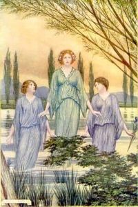 Meteyard Sidney Harold Sabrina Rises Attended By Water Nymphs canvas print