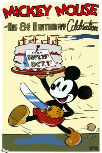 미키 마우스 8세 생일 1936년 영화 포스터