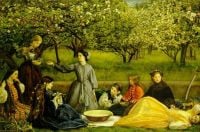 Millais John Everett Apple Blossoms Or Spring 1856 1859 canvas print