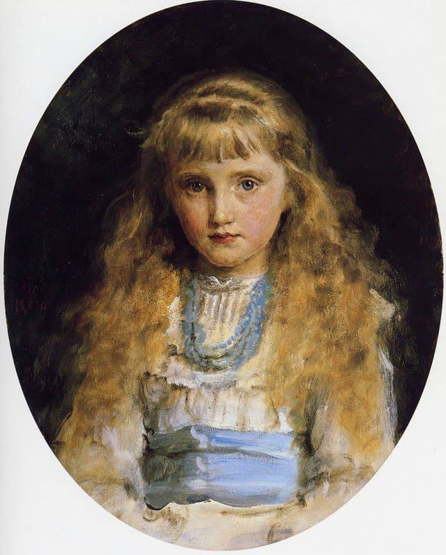 Millais John Everett Beatrix Caird 1879 canvas print