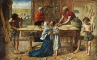 Millais John Everett Christ In The House Of His Parents Ca. 1866 canvas print
