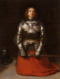 Millais John Everett Joan Of Arc 1865