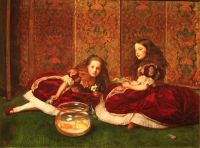 Millais John Everett Leisure Hours 1864 canvas print