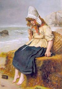 Millais John Everett Message From The Sea 1856 59 canvas print