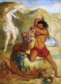 Millais John Everett Perseus Saving Andromeda 1847 canvas print