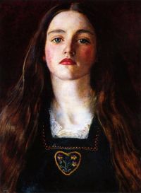 Millais John Everett Portrait Of A Girl canvas print