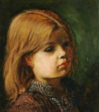 Millais John Everett Porträt eines Mädchens 1