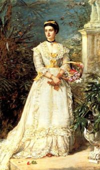 Millais John Everett Portrait Of Amy Marchioness Of Huntly 1870