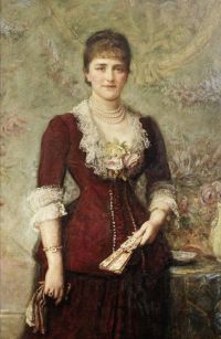 Millais John Everett Portrait Of Lucy Stern 1882 canvas print