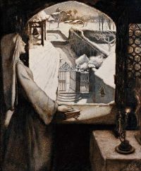 Millais John Everett St Agnes S Eve 1854 canvas print
