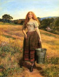 Millais John Everett The Farmer S Daughter canvas print