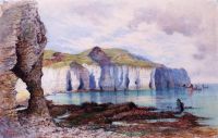 Millais William Henry Little Thornwick Bay بالقرب من Flamborough Head 1861