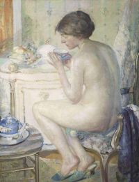Miller Richard Edward Woman In A Boudoir Ca. 1910 13
