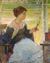 Miller Richard Edward Young Woman At Her Dressing Table Ca. 1912 14