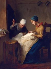 Millet Jean Francois The Young Seamstresses