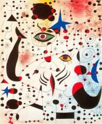 Miro Ciphers And Constellations In Love canvas print