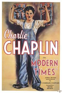 Modern Times 1936v3 Movie Poster canvas print