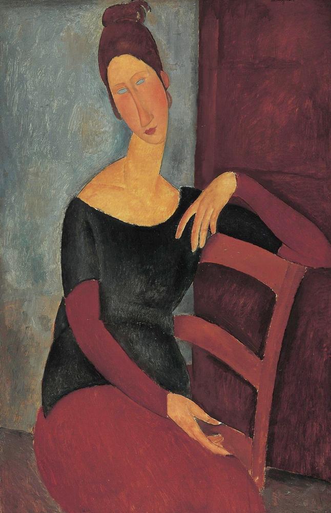 Modigliani Amedeo Vthe Artist S Wife - Jeanne He Buterne canvas print