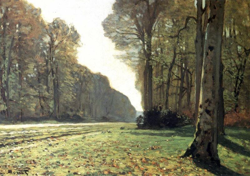 Monet Claude The Pave De Chailly In The Forest canvas print