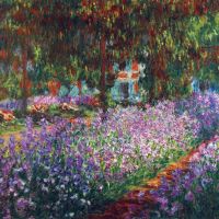 Jardín de Monet en Giverny por Monet