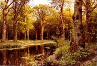 Monsted A Forest Stream canvas print