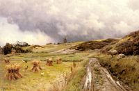 Monsted A Pastoral Landscape After A Storm canvas print