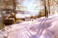 Monsted On The Snowy Path