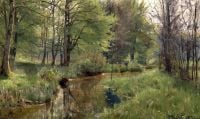 Monsted Peder A Fishing Trip By The Brook 1892