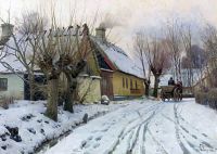 Monsted Peder A Winter Day Hoje Taastrup 1922
