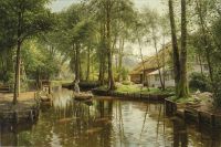 Monsted Peder Going To Market 1911 canvas print