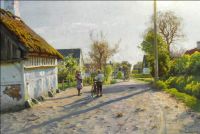 Monsted Peder Late Spring Day In Vallensb K 1922 canvas print