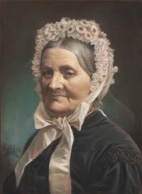 Monsted Peter Porträt einer Dame 1886
