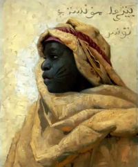 Monsted Peder Portrait Of A Nubian Ca. 1886