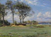 Monsted Peder Spring Landscape canvas print