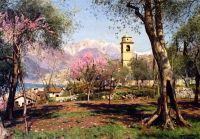Monsted Peder St. Andrea Church In Torbole 1909 canvas print