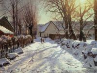 Monsted Peder The Road Home 1923 canvas print