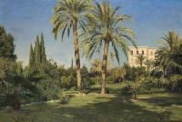 Monsted Peder The Royal Garden Greece 1892 93 canvas print