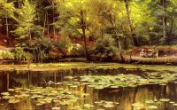 Monsted Waterlilies canvas print