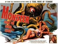 Monstre du fond de l'océan 1954 Affiche de film