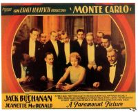 Stampa su tela del poster del film Monte Carlo 1930