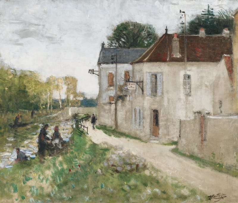 Montezin Pierre Bord De L Yonne A Changis canvas print