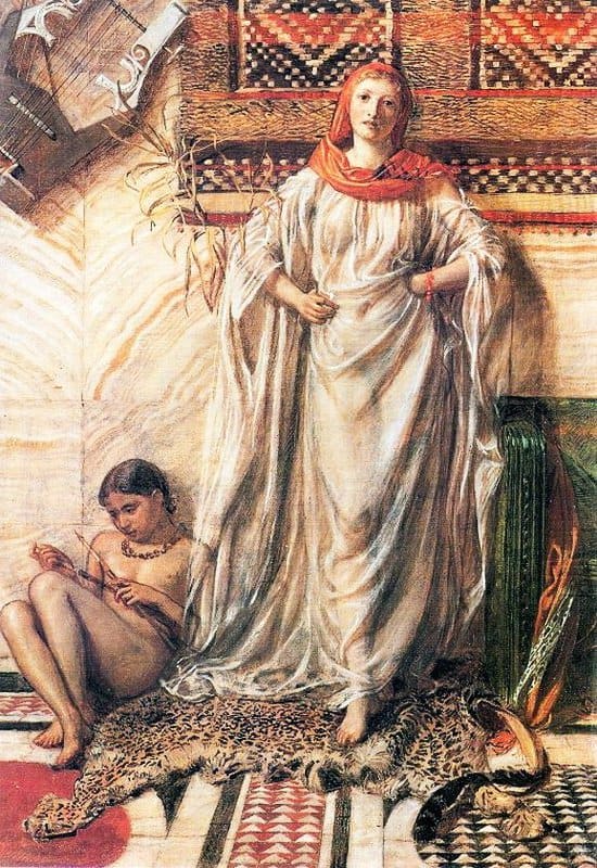 Moore Albert Joseph Dancing Girl Resting 1863 64 1 canvas print